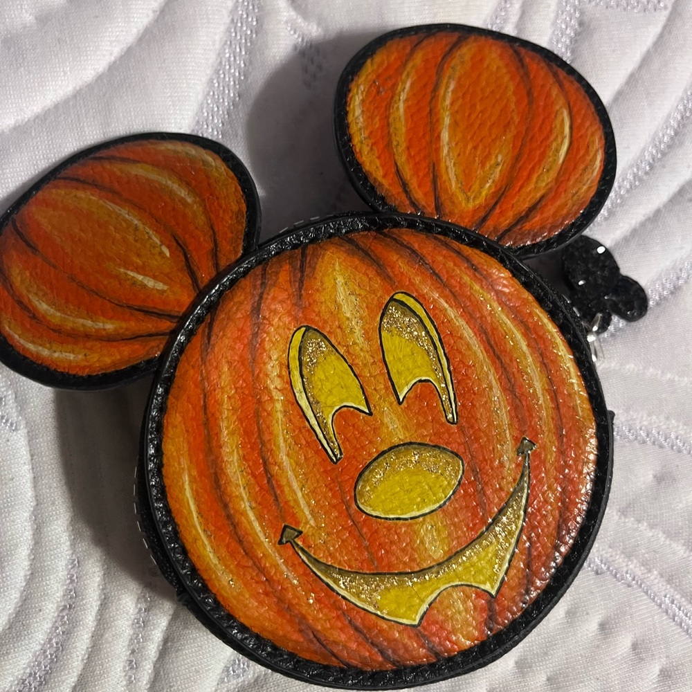 Disney Orange Mickey Pumpkin Bag